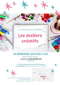 Flyer Ateliers créatifs 2020
